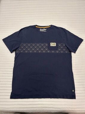 Men’s Howler Brothers Navy Graphic Short-Sleeve Pocket Tee XL